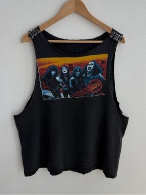 Vintage KISS rock shirt sleeveless tank